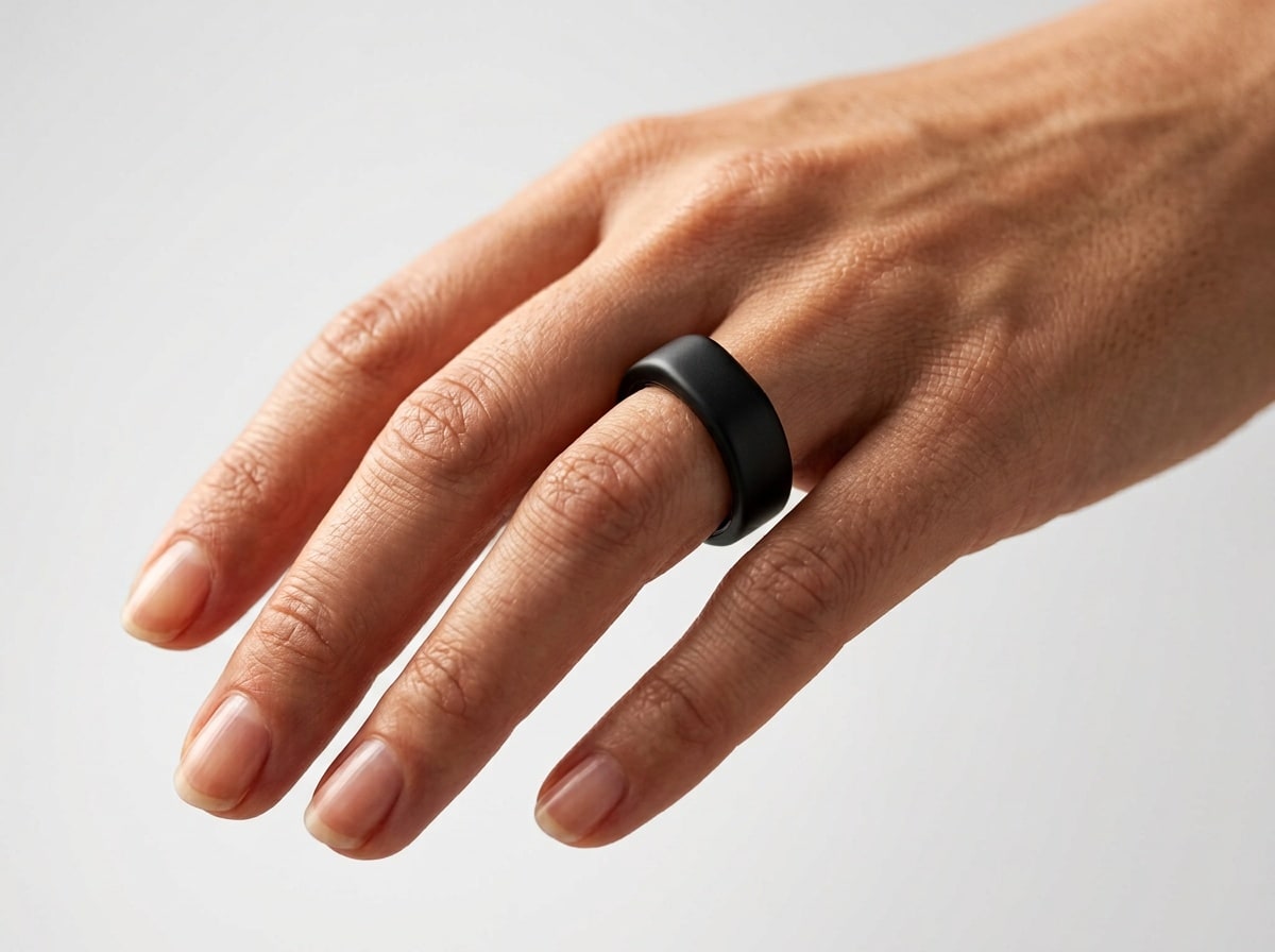 RingConn Gen 3 smart ring on a person's finger